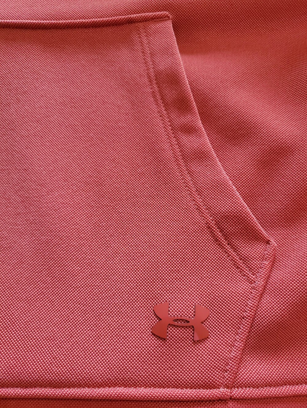 Under Armour Coral Synthetic Fleece Mock Neck Mirage Pullover Sweater - Picture 4 of 10